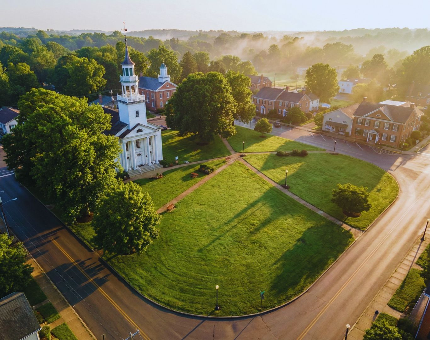 Tallmadge Town Square Historic District, Tallmadge, OH