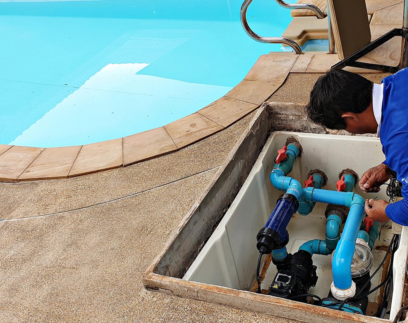 Professional technicians delivering Pool Service in Akron, OH with detailed cleaning, water testing, and equipment inspections for residential and commercial pools